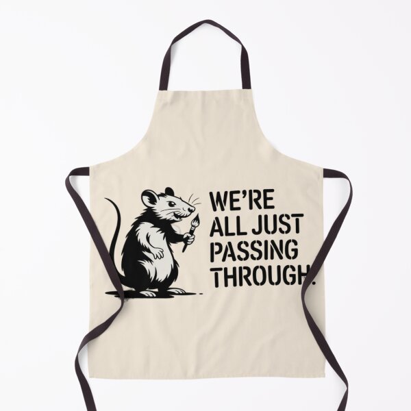 Item preview, Banksy Mouse - We are all just passing through designed and sold by 123ks.