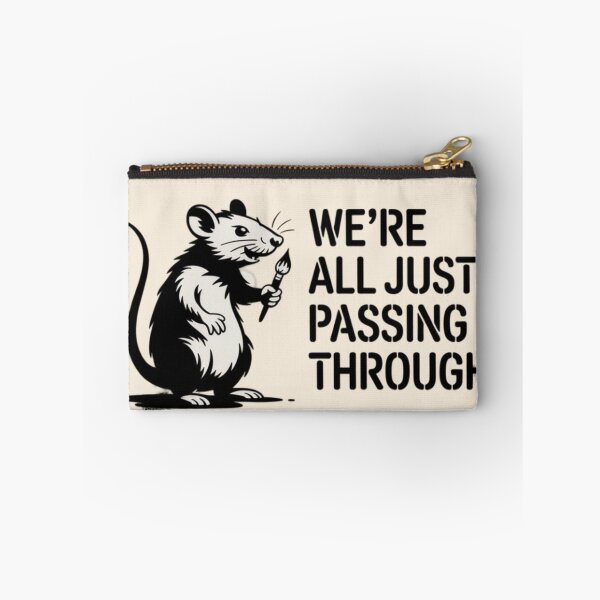 Item preview, Banksy Mouse - We are all just passing through designed and sold by 123ks.