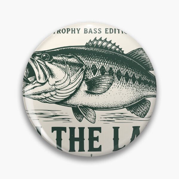 Item preview, Best Dad On The Lake Trophy Bass Edition Father's Day Fishing T-Shirt designed and sold by TeeVerse27.