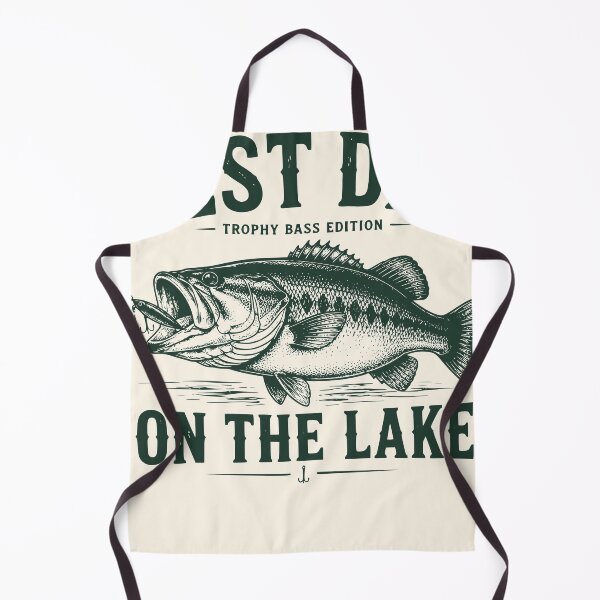 Item preview, Best Dad On The Lake Trophy Bass Edition Father's Day Fishing T-Shirt designed and sold by TeeVerse27.