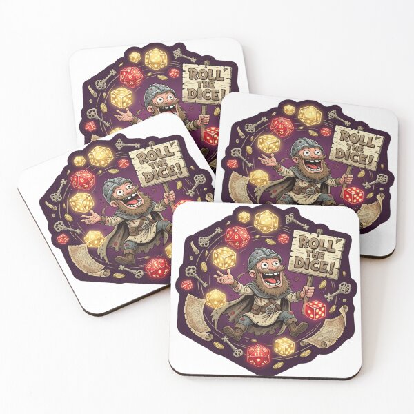 Item preview, Roll The Dice Funny Gaming Sticker Souvenir Summer Edition designed and sold by Imaginarium of Chaos falcon88 .
