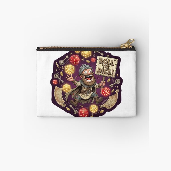 Item preview, Roll The Dice Funny Gaming Sticker designed and sold by Imaginarium of Chaos falcon88 .