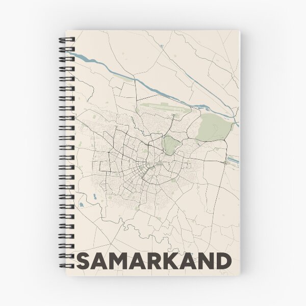 Item preview, Samarkand Map designed and sold by MapsNerd.