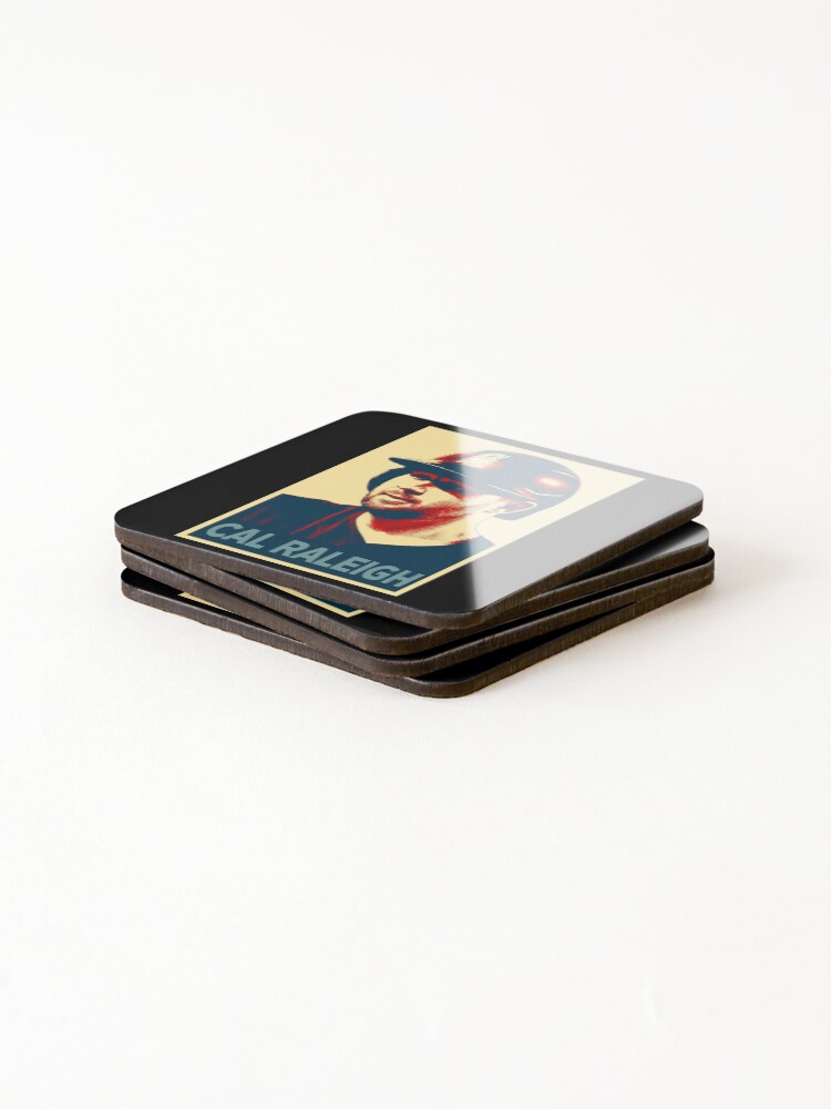 Thumbnail 4 of 5, Coasters (Set of 4), Cal Raleigh designed and sold by FloraPlantTees.