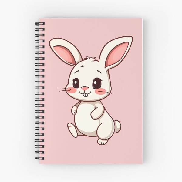 Item preview, Cute Cartoon Bunny Rabbit Chibi Kawaii Art designed and sold by SolutionsArt.