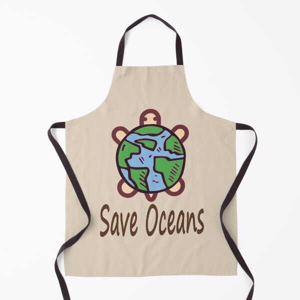 Item preview, Save Oceans Sea Turtle Earth Globe Environmental Conservation designed and sold by ANJ Designs.