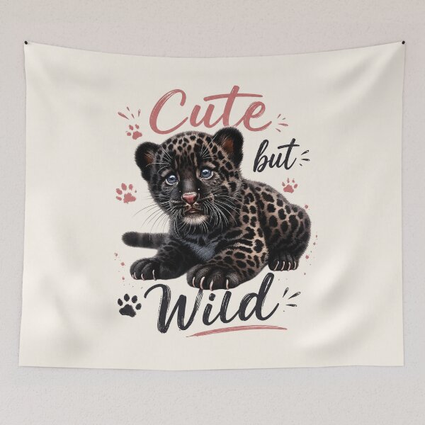 Item preview, Cute but Wild Baby Panther Cub designed and sold by SweetLilith.