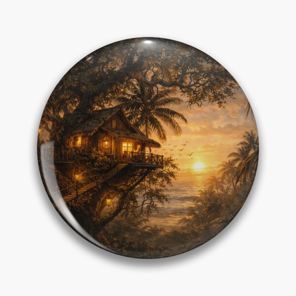 Item preview, Sunset Treehouse Retreat designed and sold by celestialseastc.