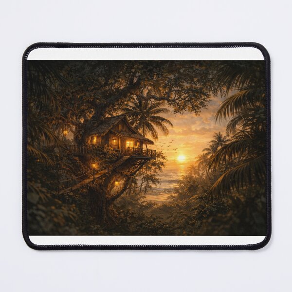 Item preview, Sunset Treehouse Retreat designed and sold by celestialseastc.