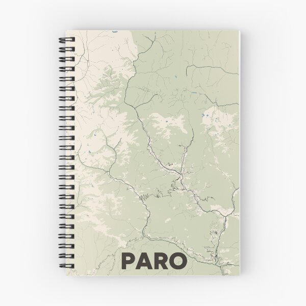 Item preview, Paro Map designed and sold by MapsNerd.
