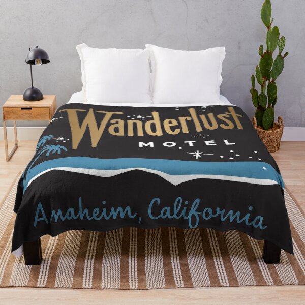 Item preview, Wanderlust Motel Anaheim California  designed and sold by Corinne Alexa Jackson.