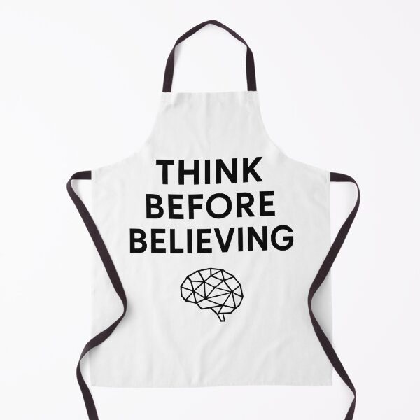 Item preview, Think Before Believing Critical Thinking (Black Font) designed and sold by TshirtsLabs.
