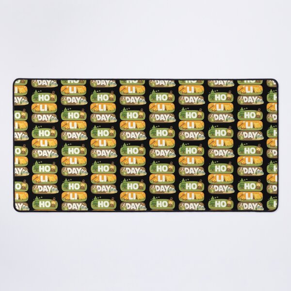 Item preview, HO LI DAY Camping Holiday Typography Design designed and sold by TeeTimeTreasure.