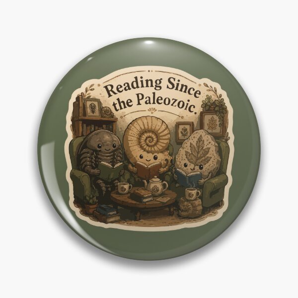 Item preview, Reading Since the Paleozoic Funny Fossil Book Lover designed and sold by SimplePoDesign.
