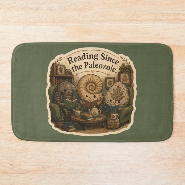 Item preview, Reading Since the Paleozoic Funny Fossil Book Lover designed and sold by SimplePoDesign.