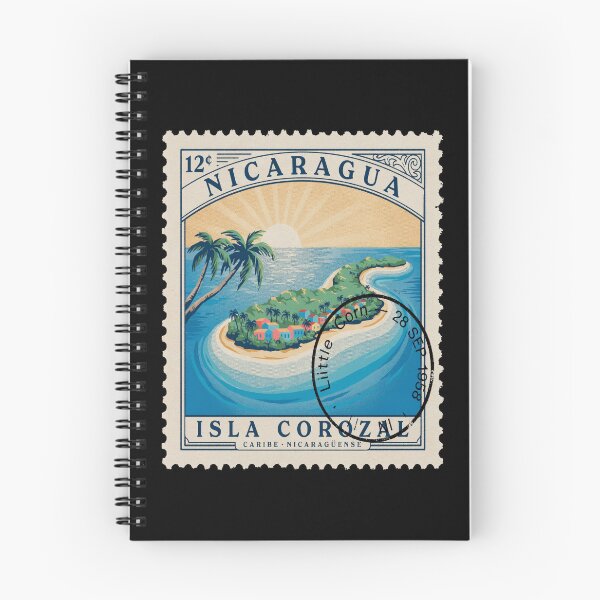 Item preview, Little Corn Island Nicaragua Caribbean Postage Stamp Sticker designed and sold by stickercuffs.