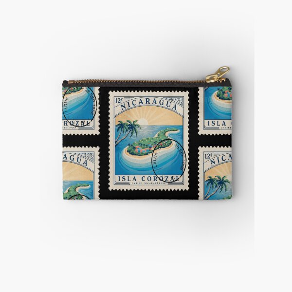 Item preview, Little Corn Island Nicaragua Caribbean Postage Stamp Sticker designed and sold by stickercuffs.