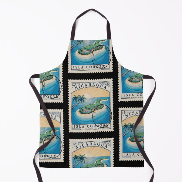 Item preview, Little Corn Island Nicaragua Caribbean Postage Stamp Sticker designed and sold by stickercuffs.