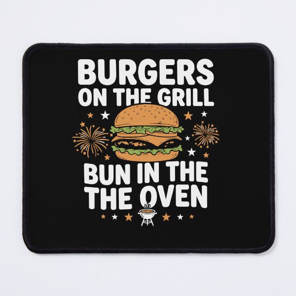 Item preview, Burgers On The Grill Bun In The Oven Pregnancy Announcement designed and sold by BornBorn.
