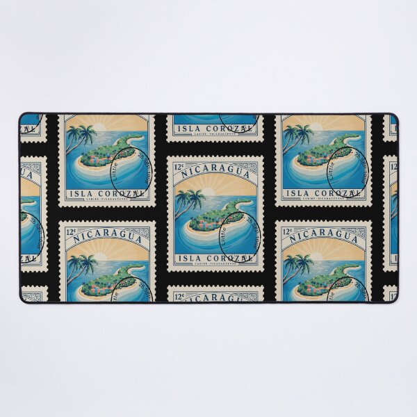Item preview, Little Corn Island Nicaragua Caribbean Postage Stamp Sticker designed and sold by stickercuffs.