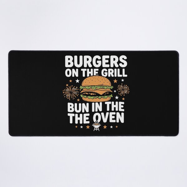 Item preview, Burgers On The Grill Bun In The Oven Pregnancy Announcement designed and sold by BornBorn.