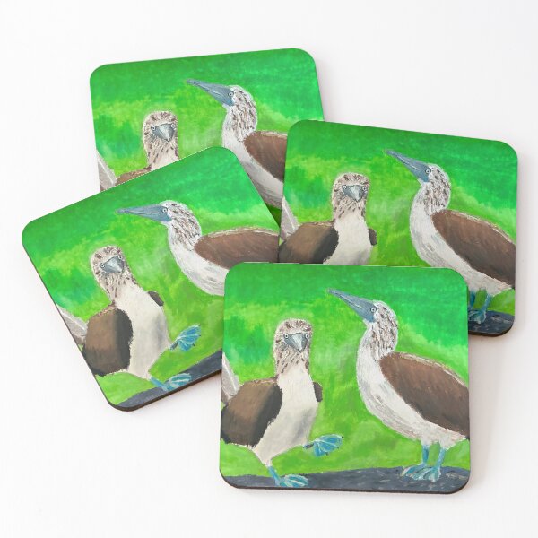 Item preview, Blue-footed Booby duo designed and sold by woodland-towers.