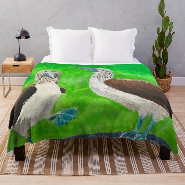 Item preview, Blue-footed Booby duo designed and sold by woodland-towers.
