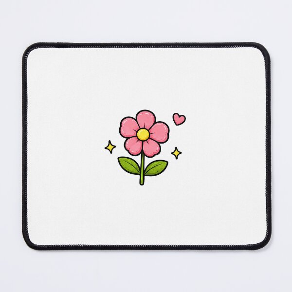 Item preview, Cute Pink Flower Sticker | Kawaii Floral Blossom Illustration designed and sold by Ricomin.