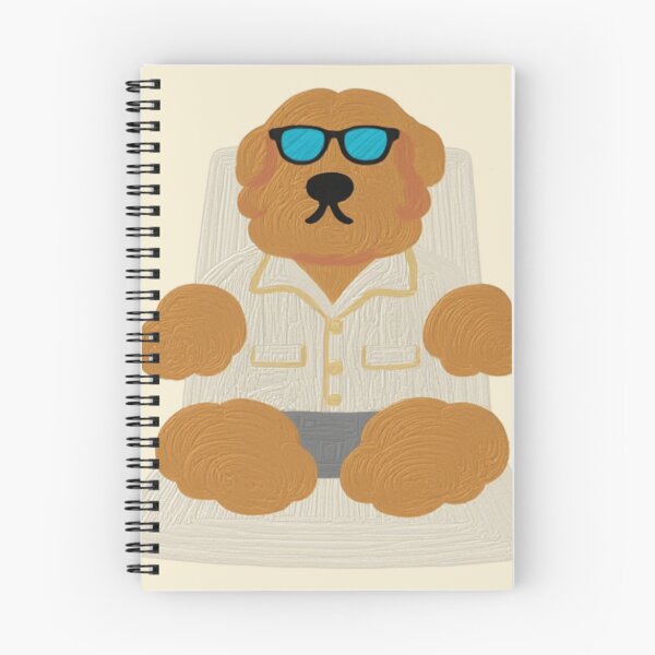 Item preview, Cool Golden Retriever Summer Vacation Art designed and sold by The Emoji Vibe.
