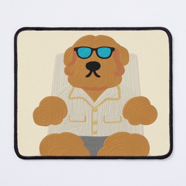 Item preview, Cool Golden Retriever Summer Vacation Art designed and sold by The Emoji Vibe.
