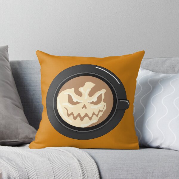 Item preview, Halloween Jack-o'lantern Coffee Latte designed and sold by HRSCreates.
