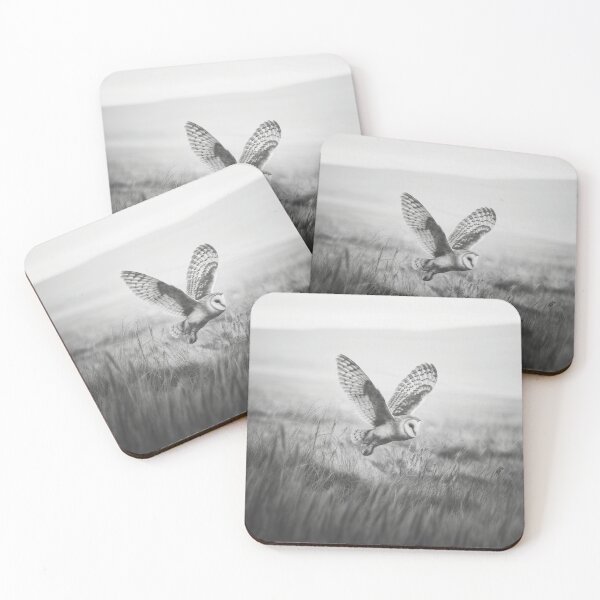 Item preview, A Barn Owl sweeping across open farmland, Birds in Motion designed and sold by CDC40.
