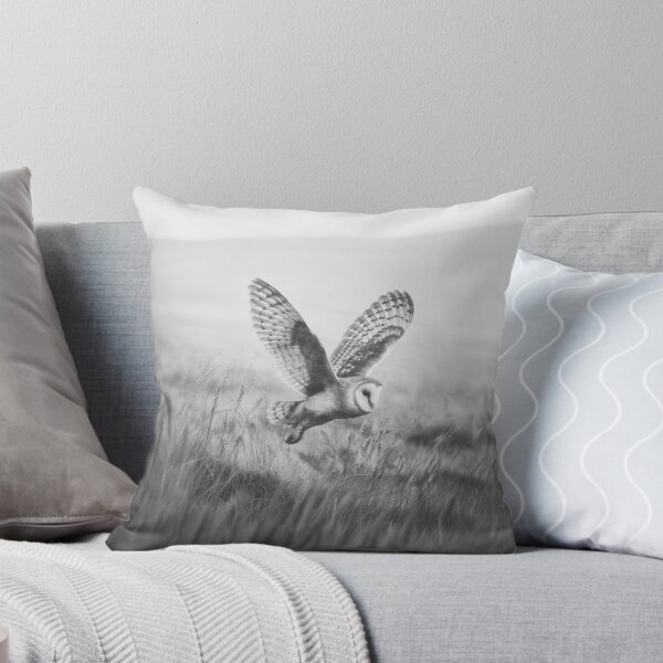 Item preview, A Barn Owl sweeping across open farmland, Birds in Motion designed and sold by CDC40.