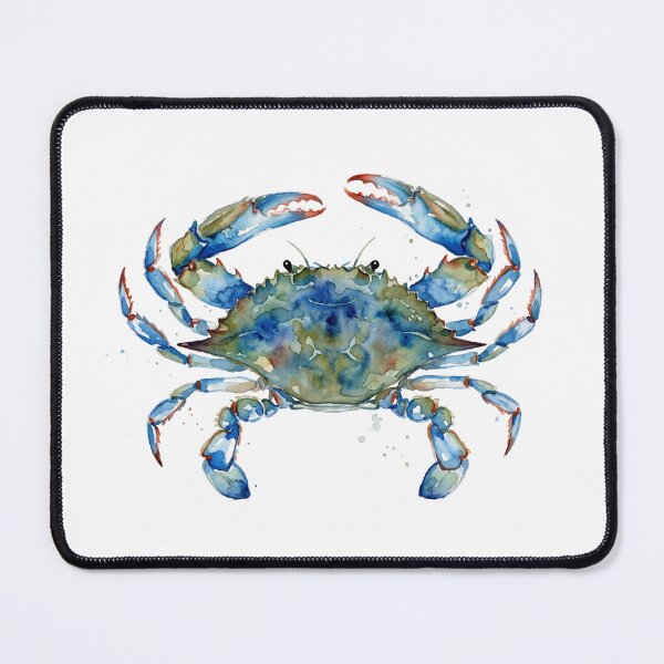 Item preview, Watercolor Maryland Green Crab designed and sold by katelizspra.