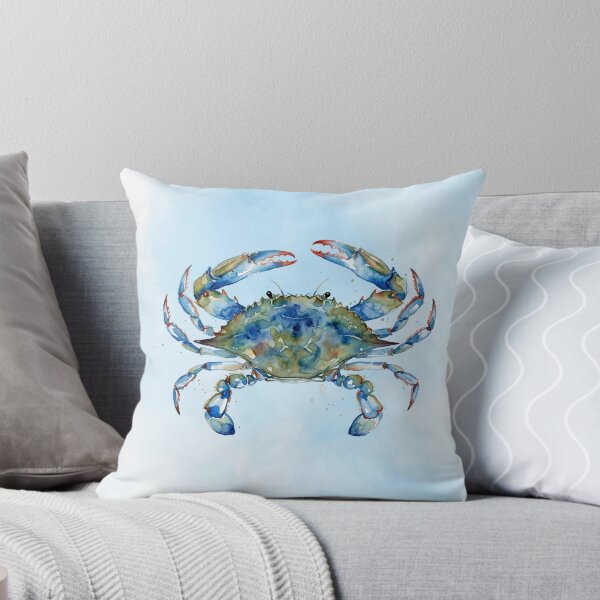 Item preview, Watercolor Maryland Green Crab designed and sold by katelizspra.