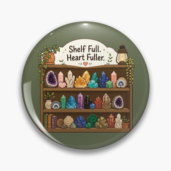 Item preview, Shelf Full Heart Fuller Crystal Collection Kawaii designed and sold by SimplePoDesign.