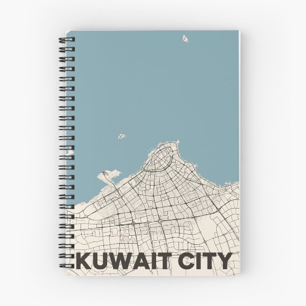 Item preview, Kuwait City Map designed and sold by MapsNerd.