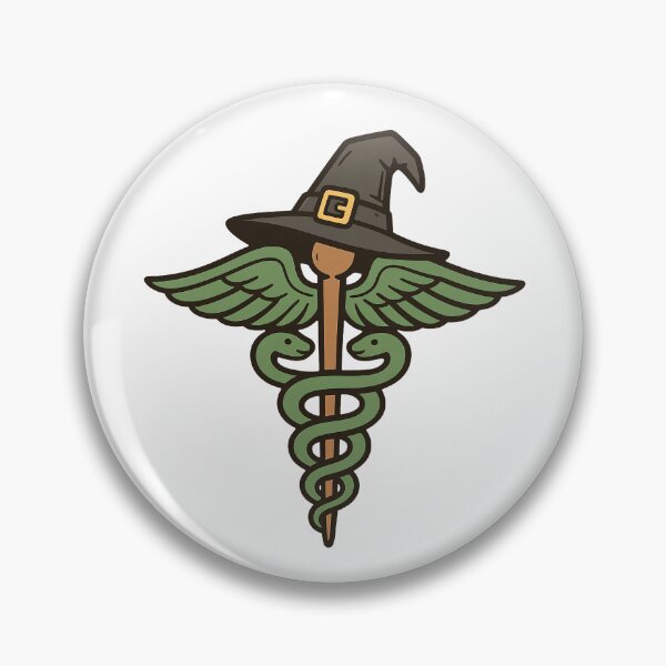 Item preview, Halloween Caduceus Witch Hat Medical EMT Symbol funny paramedic gift designed and sold by Lulustarfox.