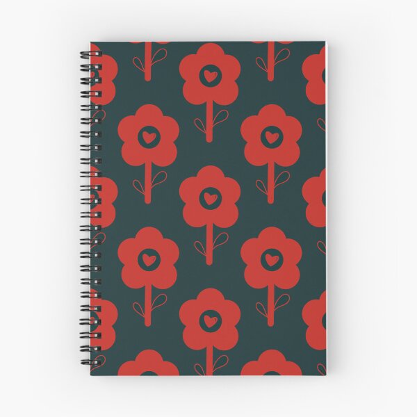 Item preview, Je suis solo - Simple vintage red flowers 2C designed and sold by StefanStudioArt.