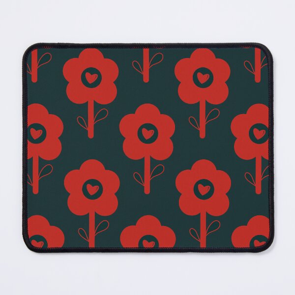 Item preview, Je suis solo - Simple vintage red flowers 2C designed and sold by StefanStudioArt.