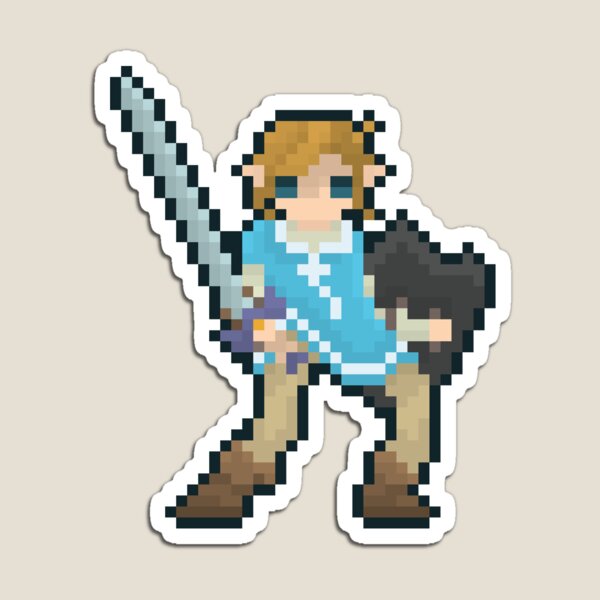 Item preview, BoTW Link Pixel Art designed and sold by SuperSpud678.