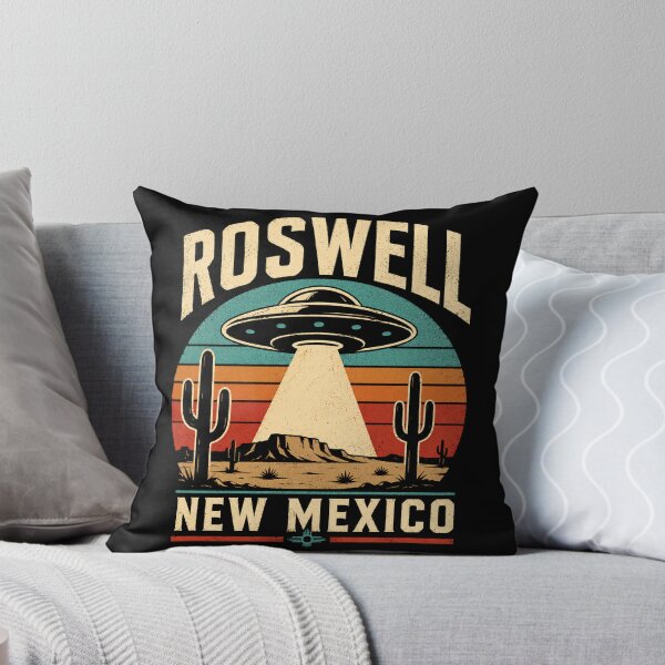 Item preview, Retro Roswell UFO Desert Souvenir designed and sold by Artificially Inked.