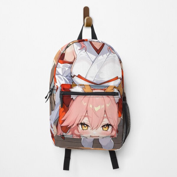 Item preview, Cute Kitsune Anime Girl Shrine Maiden designed and sold by Myanimegirlshop.