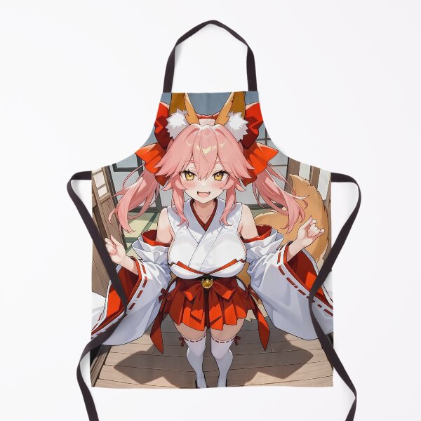 Item preview, Cute Kitsune Anime Girl Shrine Maiden designed and sold by Myanimegirlshop.