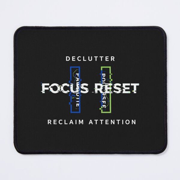 Item preview, Digital Detox Shirt Focus Reset designed and sold by Hanno0.