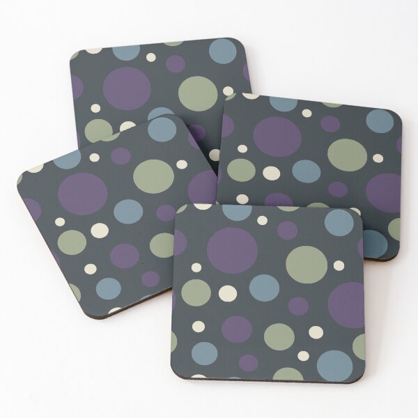 Item preview, Modern Circle Pattern – Charcoal Geometric Seamless Pattern designed and sold by ViviNyks.