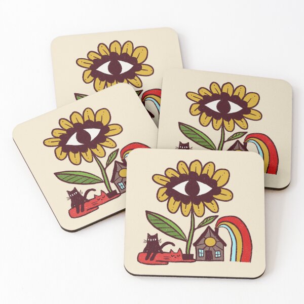 Artikelvorschau, Psychedelische Blumen entworfen und verkauft von Stephanie McRae.
