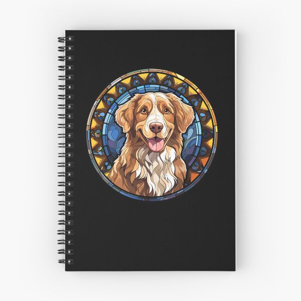Item preview, Nova Scotia Duck Tolling Retriever Toller Dog Stained Glass Leadlight Artistic Design Mom Dad designed and sold by rafaeltto.