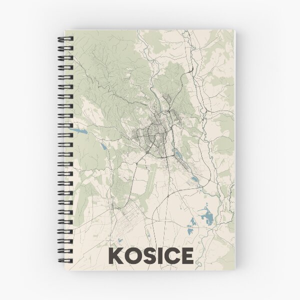 Item preview, Kosice Map designed and sold by MapsNerd.