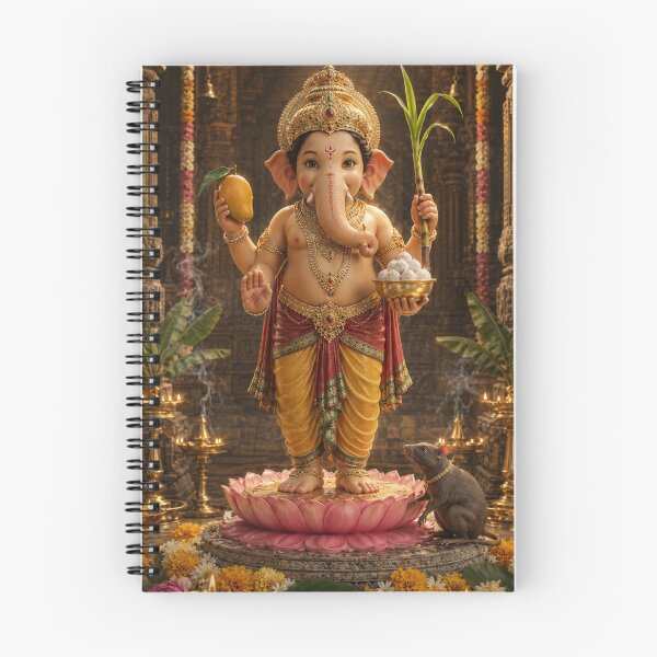 Item preview, The 32 forms of Ganapati Series-Bala Ganapati – The Divine Child of Wisdom | Sacred Temple Portrait designed and sold by Homyar.
